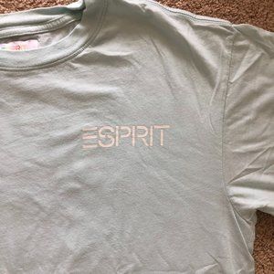 Women's ESPRIT Sky Blue Boyfriend T-Shirt